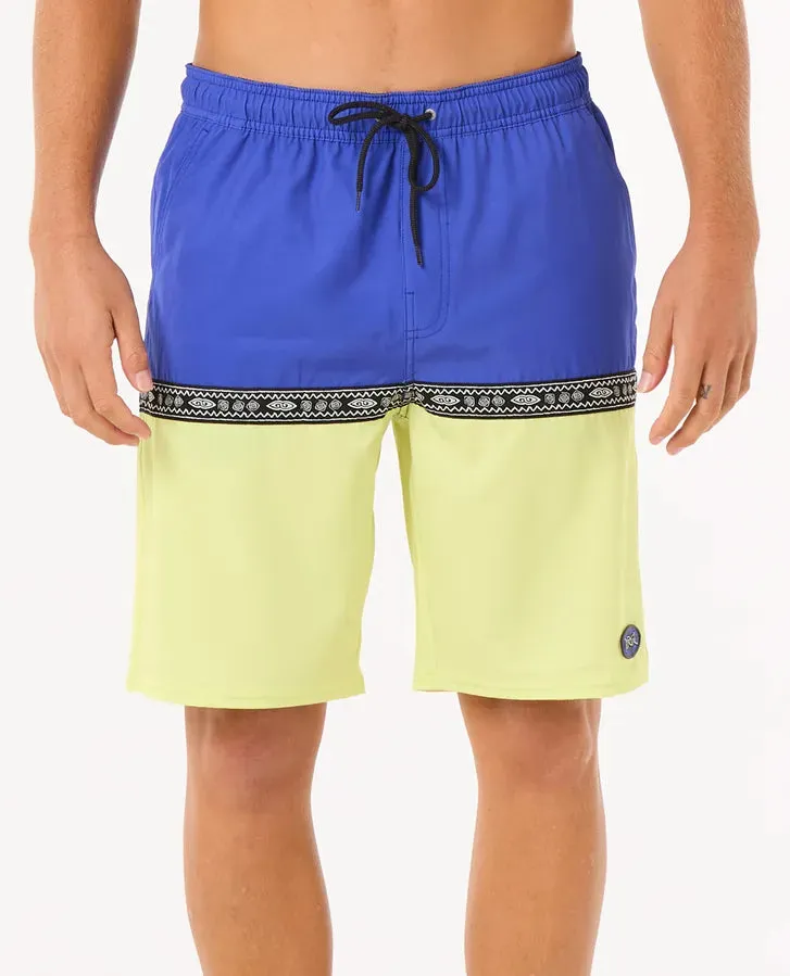 Raw Energy Split Volley 20" Boardshorts - Wild Berry