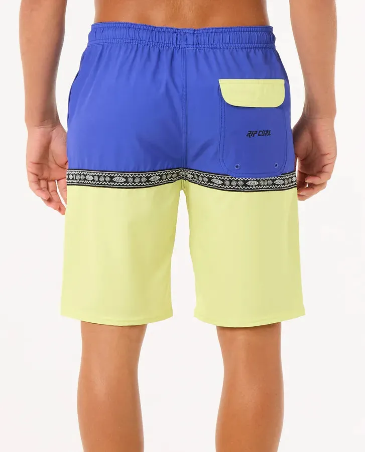 Raw Energy Split Volley 20" Boardshorts - Wild Berry