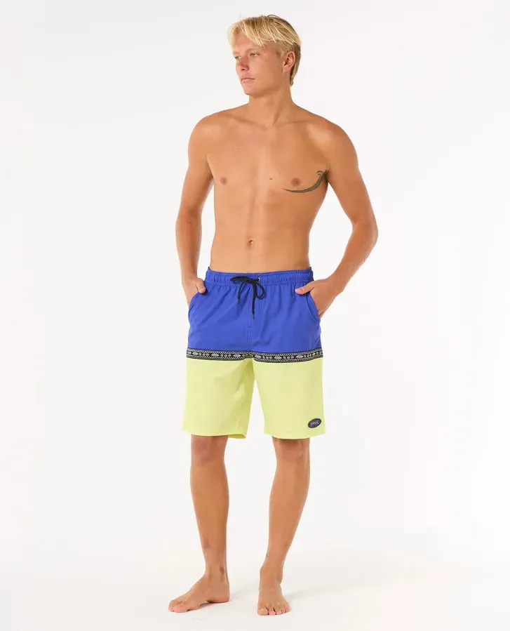Raw Energy Split Volley 20" Boardshorts - Wild Berry