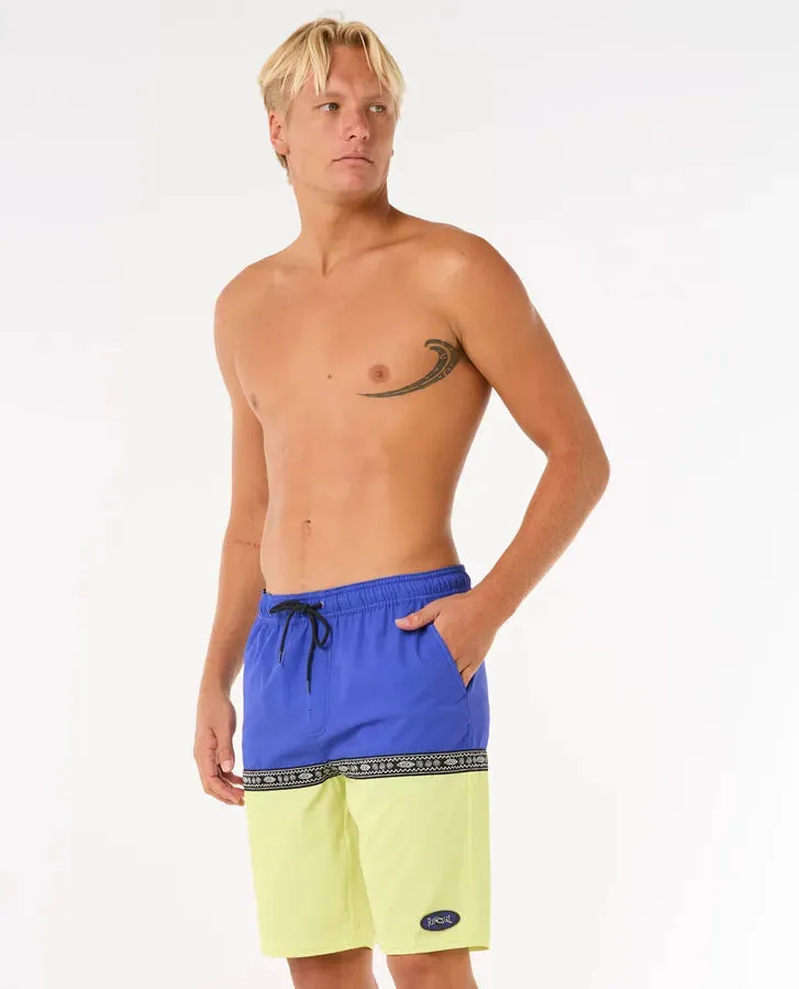 Raw Energy Split Volley 20" Boardshorts - Wild Berry
