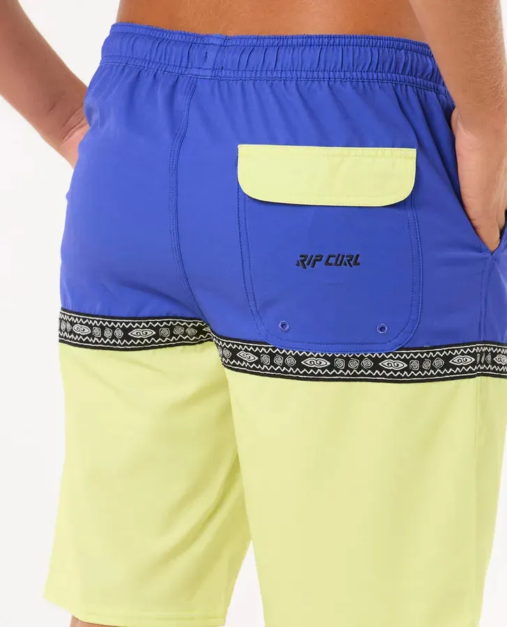 Raw Energy Split Volley 20" Boardshorts - Wild Berry
