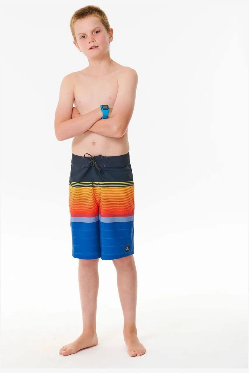 RIP CURL BOYS MIRAGE DAYBREAKER BOARDSHORT - NAVY
