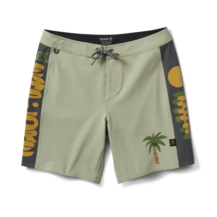 Roark - Passage Hemp Boardshort - Sage