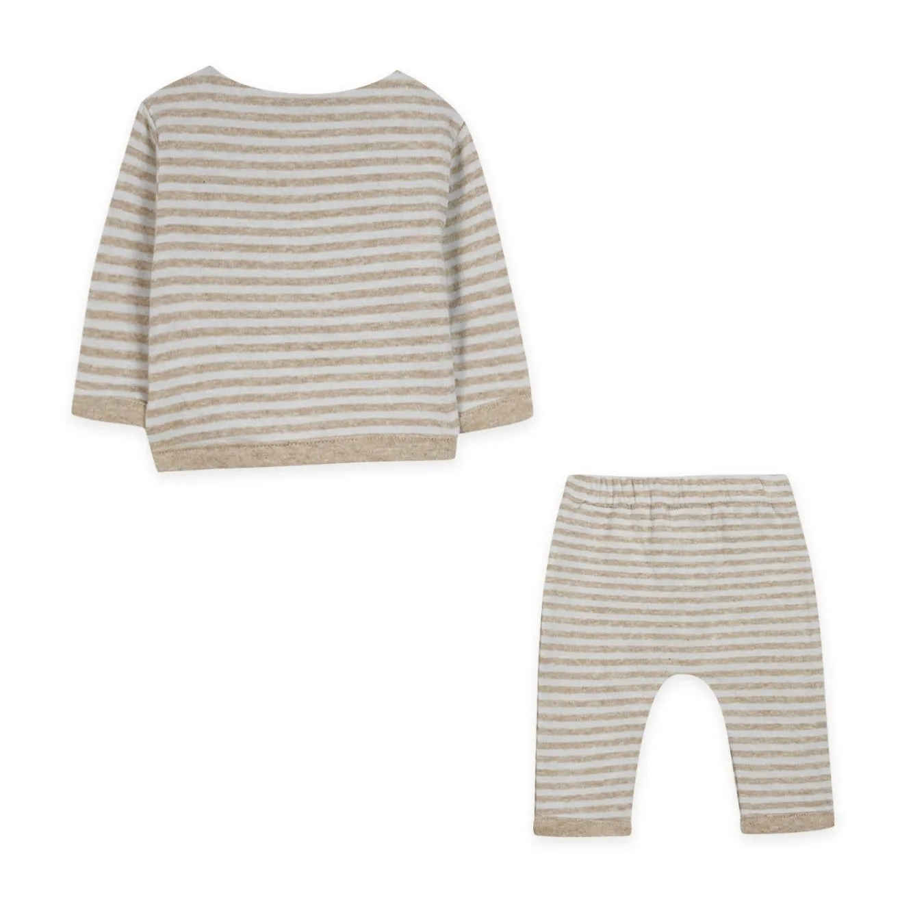 Sand Striped Two Piece Set