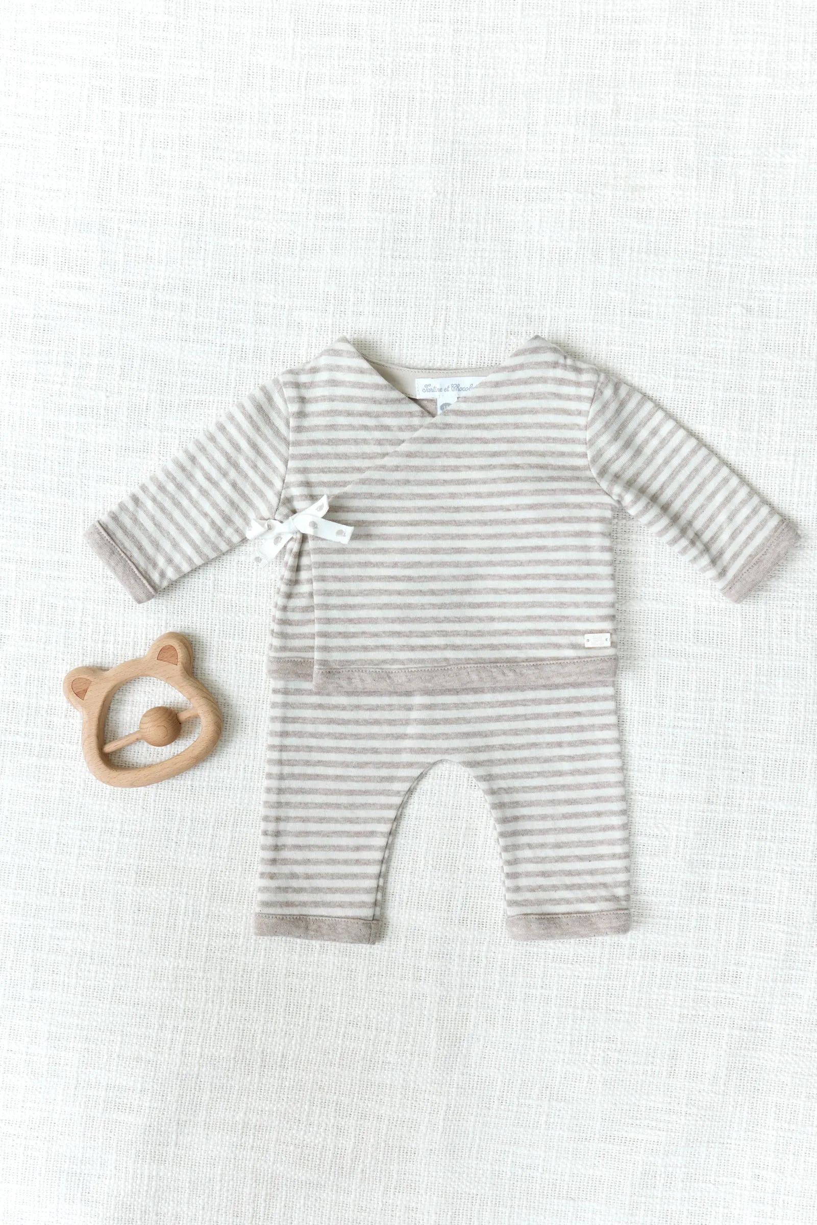 Sand Striped Two Piece Set