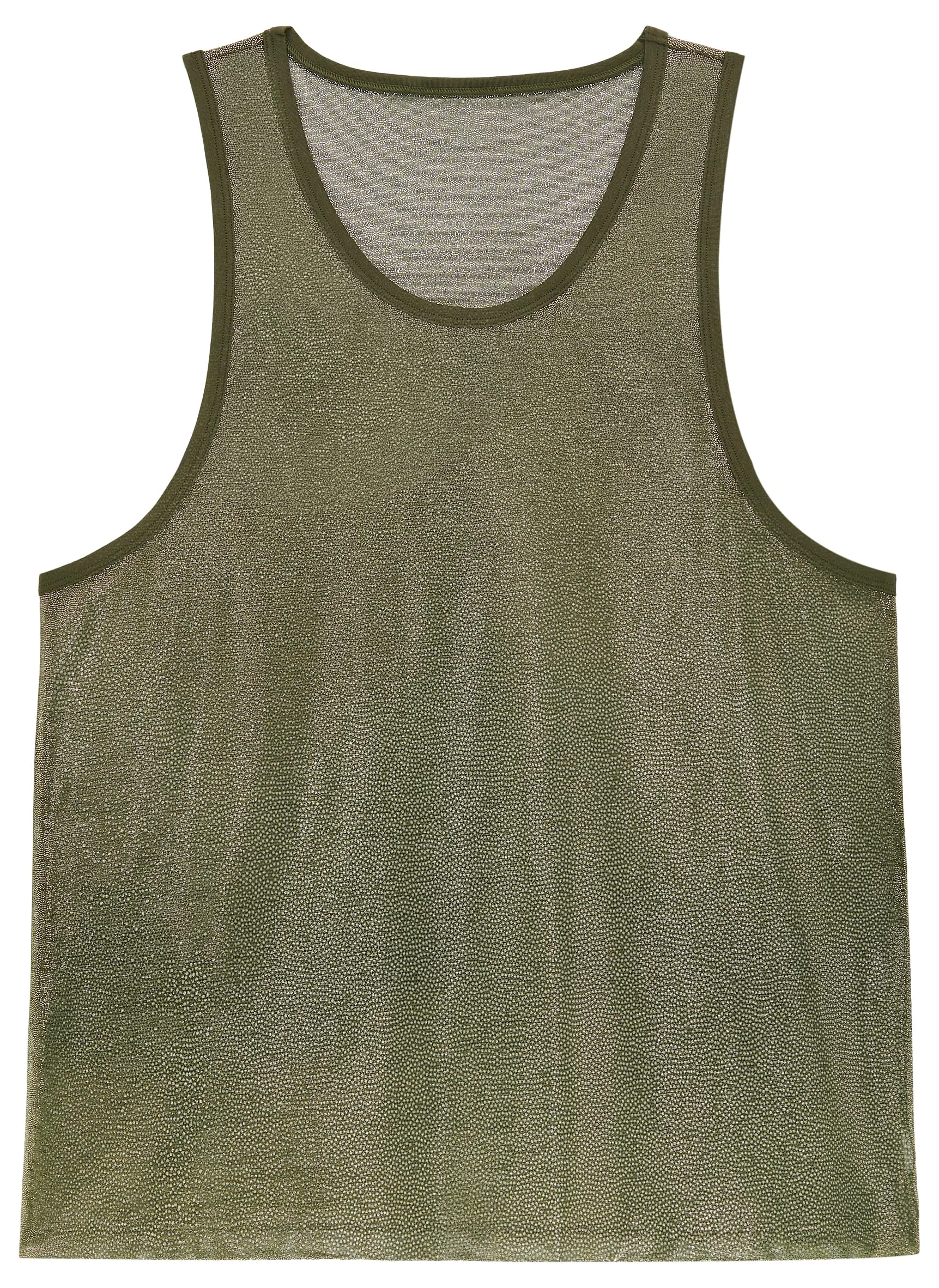 Savage X, Men's Going Platinum Mesh Tank, Deep Forest Green, L
