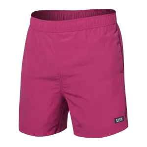 Saxx Mens Go Coastal 5" Swim Short - Magenta