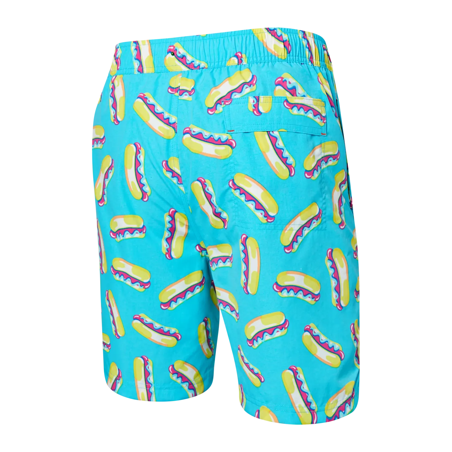 Saxx Mens Go Coastal Classic Volley 7" Swim Short - Pop Dogs