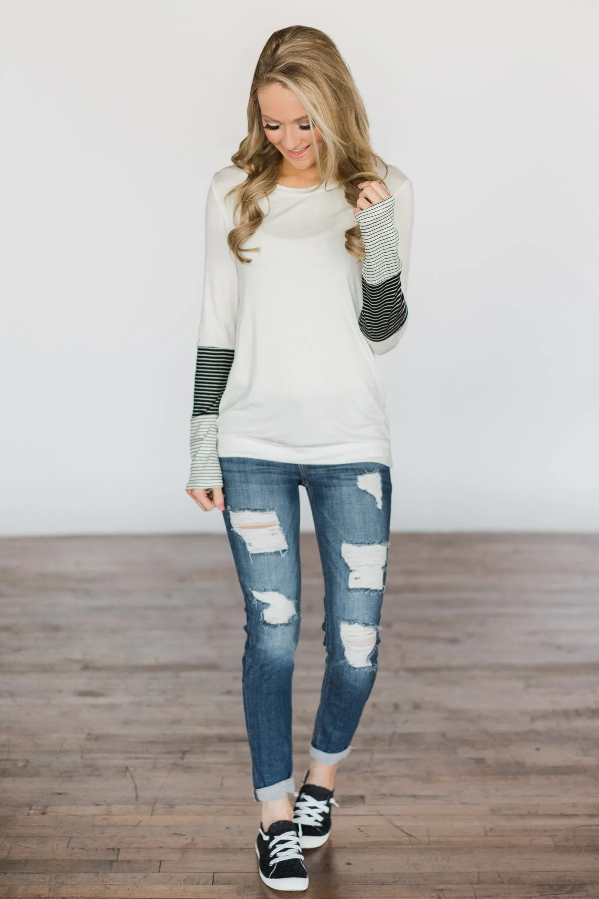 Seeing Double Ivory Top