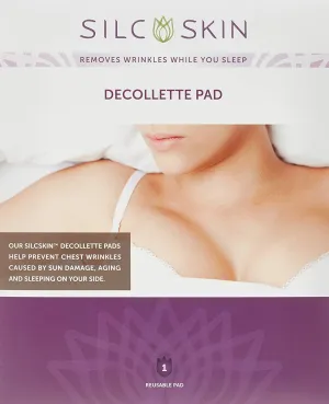 Silc Skin Decollette Pad - Correct & Prevent Chest Wrinkles, 1 pad, (Calvet Cosmetics)