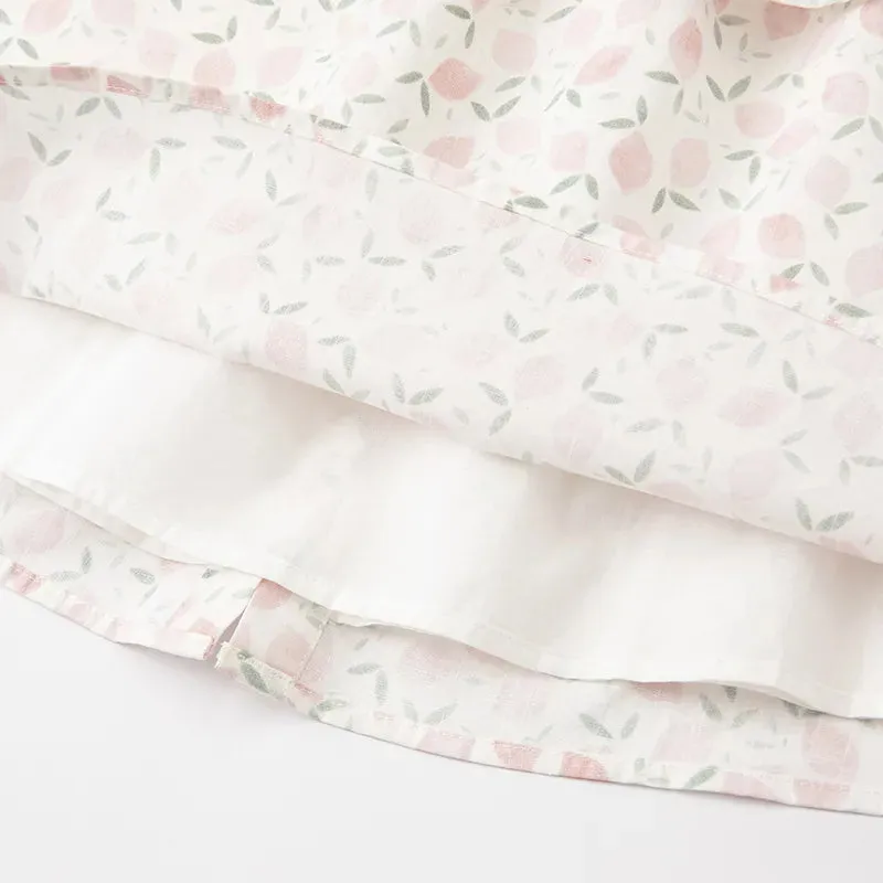 Sleeveless Floral Print Girls Summer Dress
