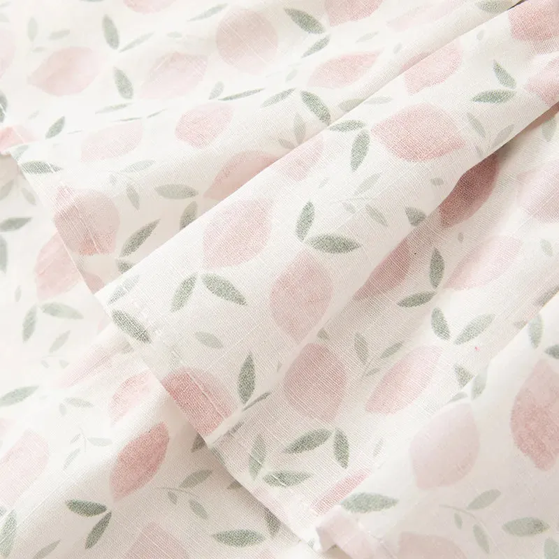Sleeveless Floral Print Girls Summer Dress