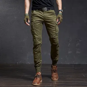 Slim Fit Camouflage Cargo Pants - High-Quality Tactical Streetwear Joggers for Men