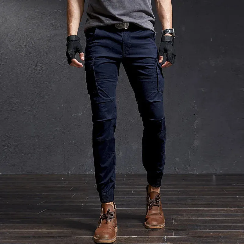 Slim Fit Camouflage Cargo Pants - High-Quality Tactical Streetwear Joggers for Men