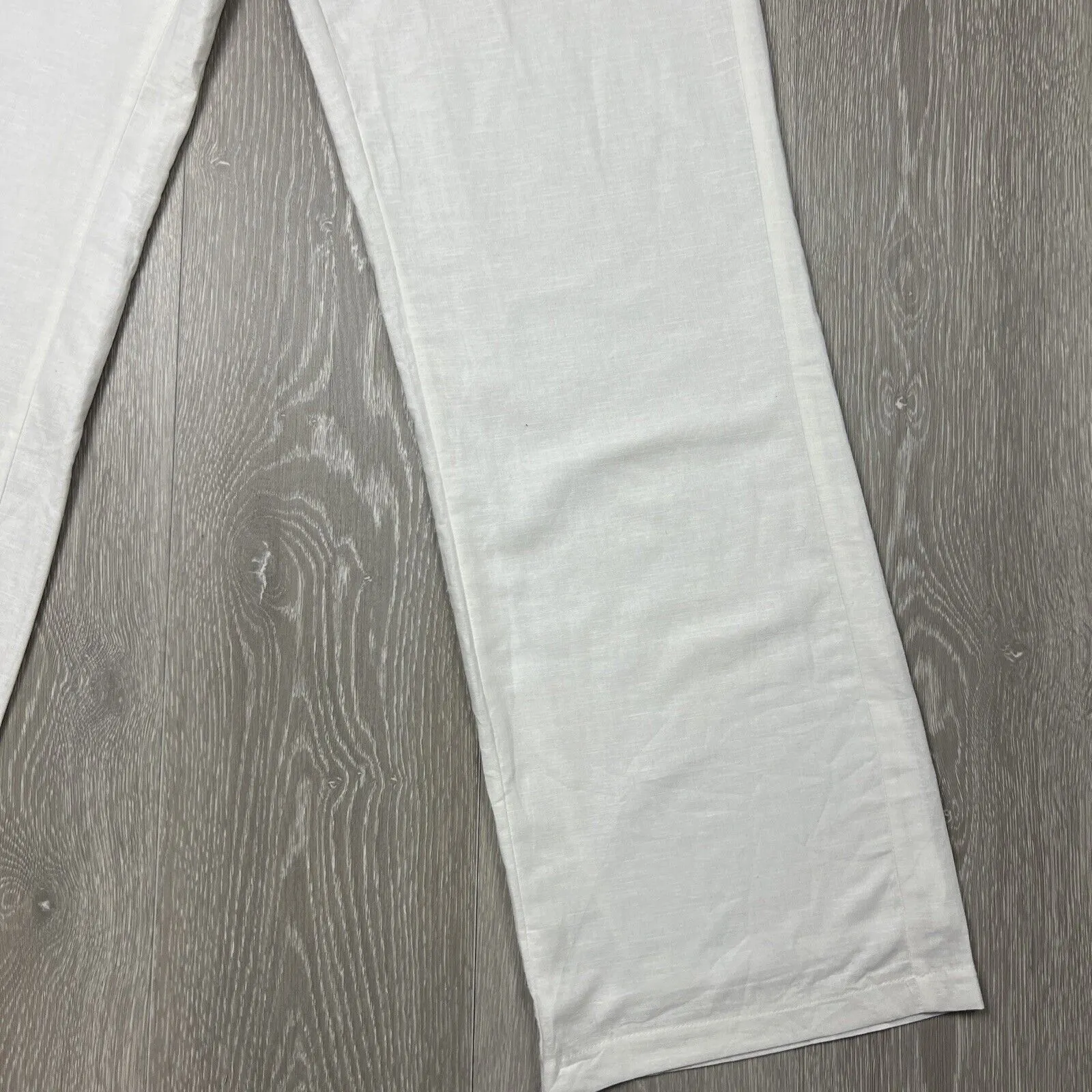 SNDYS Womens White Linen Blend Pants Size M (New)