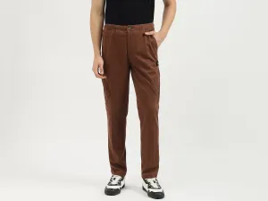 Solid Cargo Fit Cargo Pants