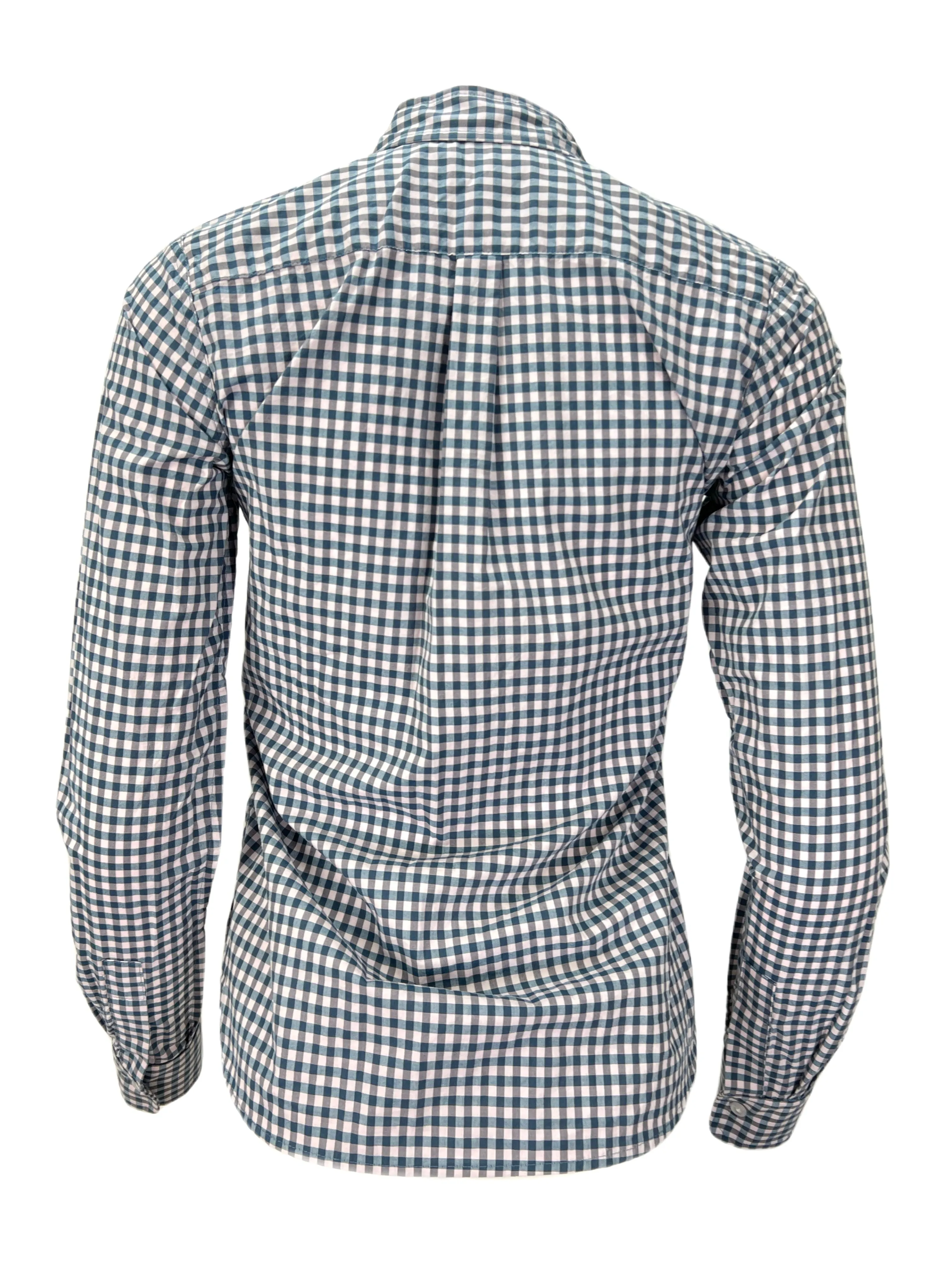 STEVEN ALAN Women's Multicolor Revseam Plaid Casual Shirt Sz P NWT