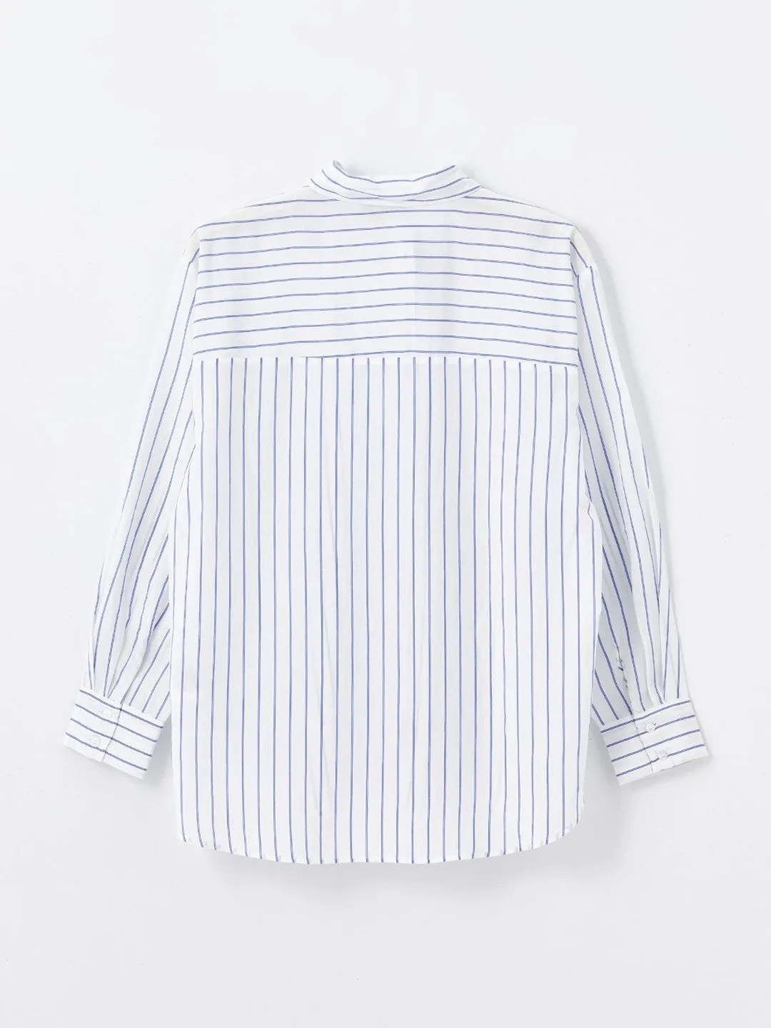 Striped Long Sleeve Oversize Women's Shirt