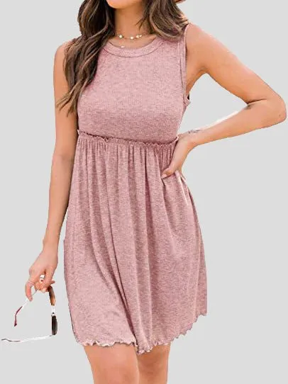 Stunncal High Waist Knit Vest Dress