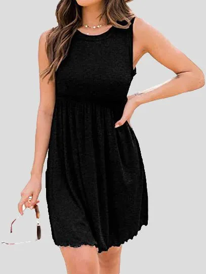 Stunncal High Waist Knit Vest Dress