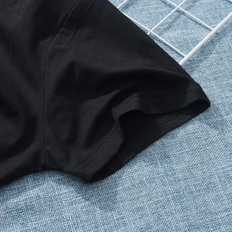 Style A：The Flower Is Full Of Love Femal Black T-Shirt