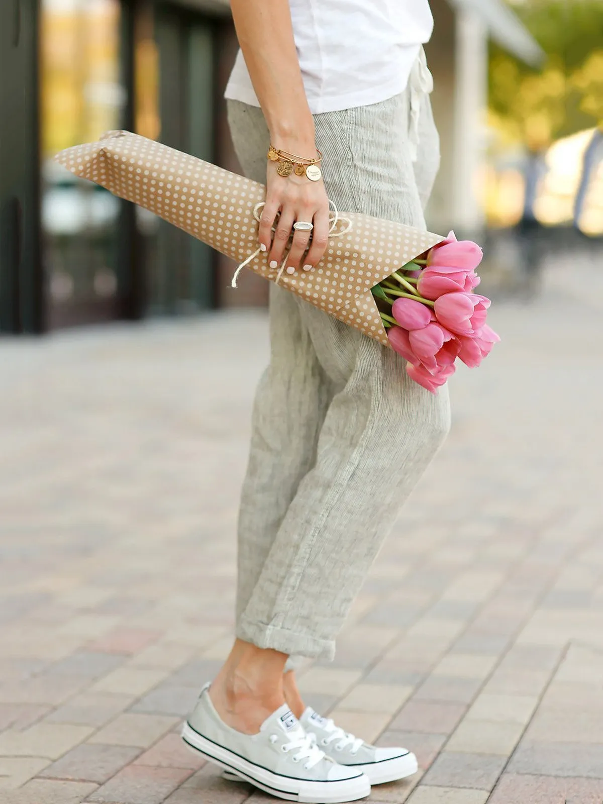 Summer Cozy Drawstring Linen Capri Pants for Women