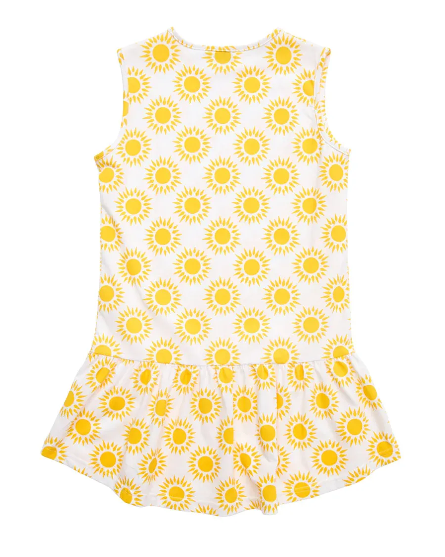 Summer Sleeveless Frill Dress