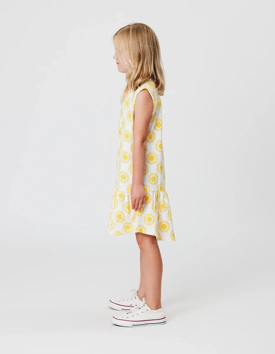 Summer Sleeveless Frill Dress