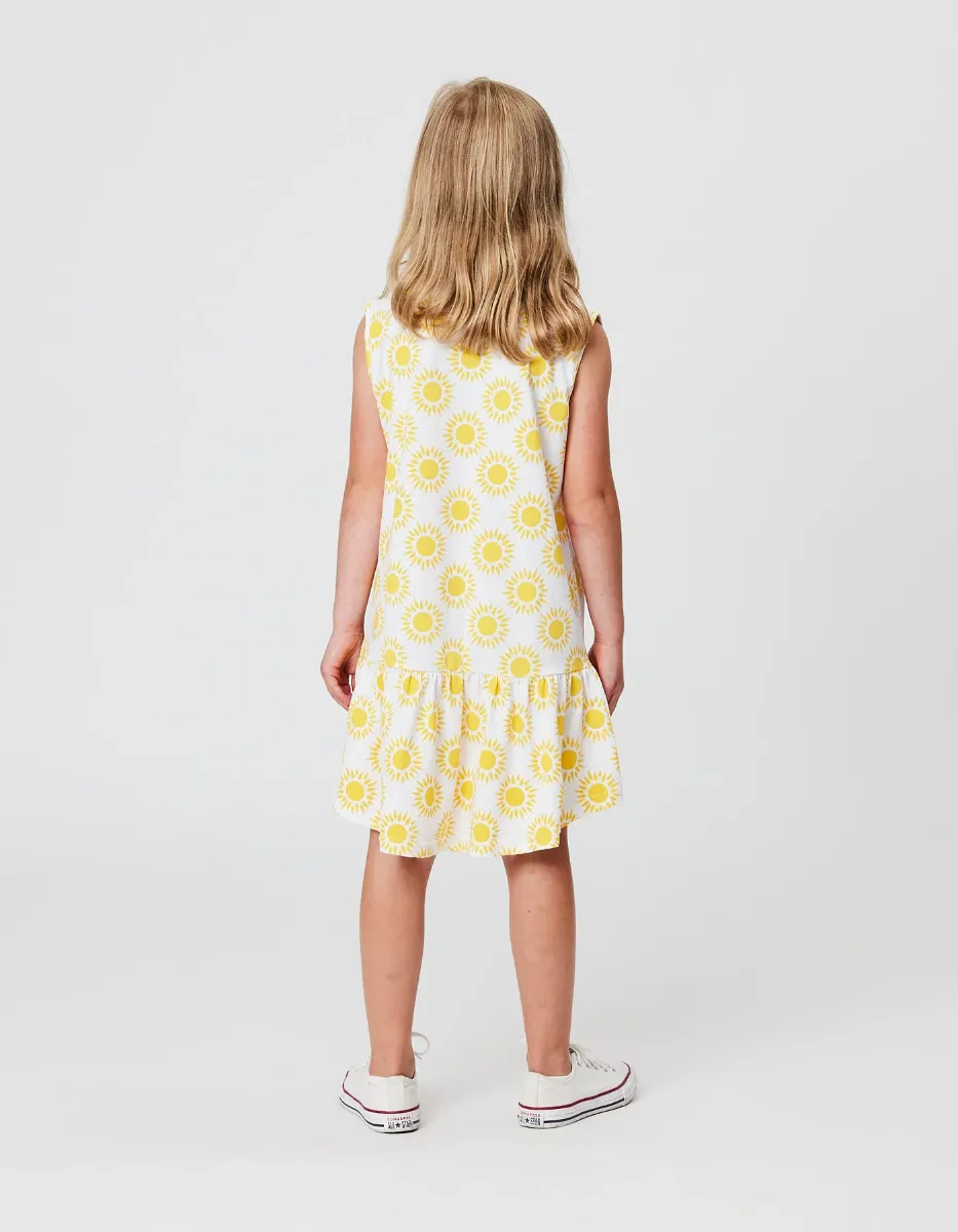 Summer Sleeveless Frill Dress