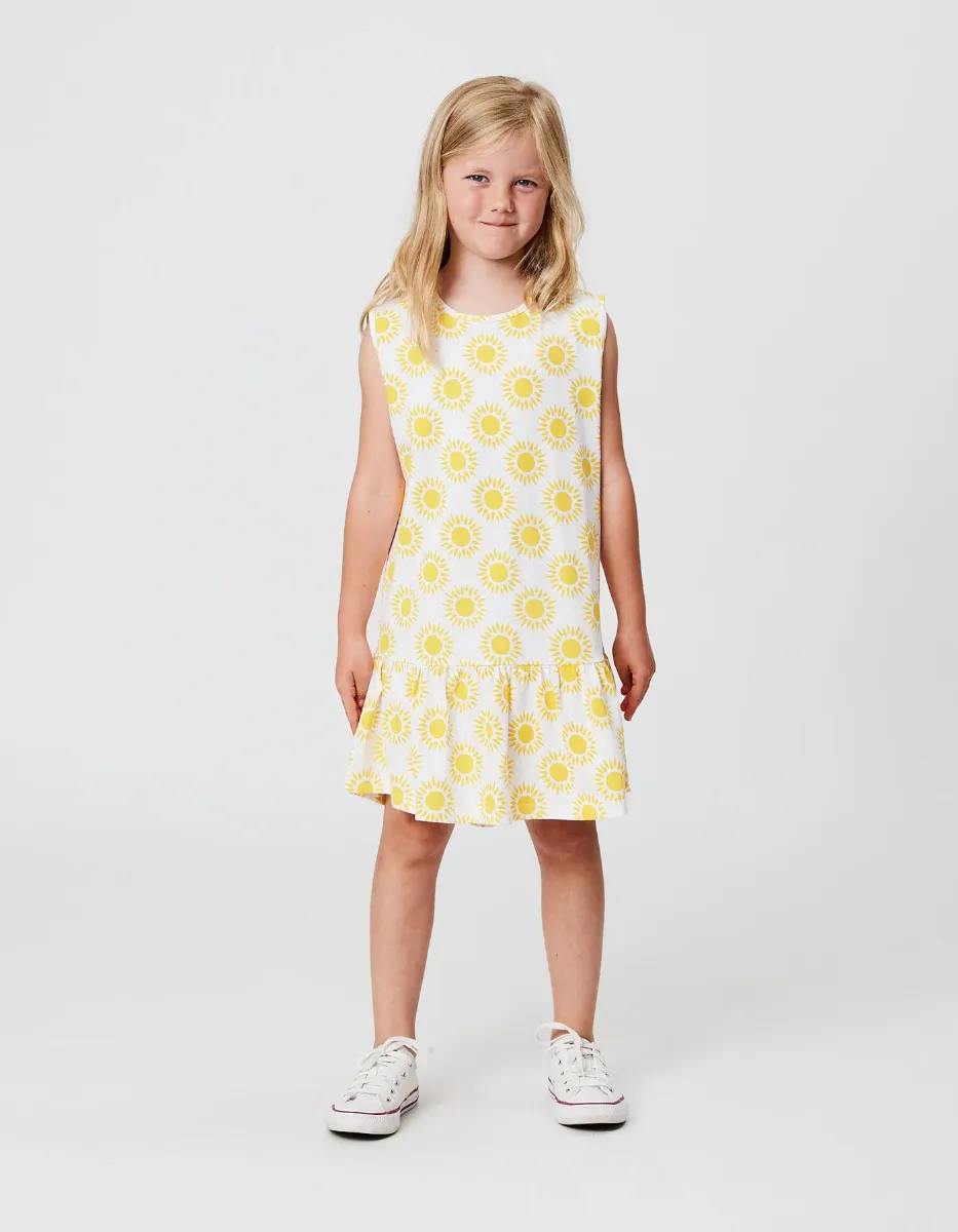 Summer Sleeveless Frill Dress