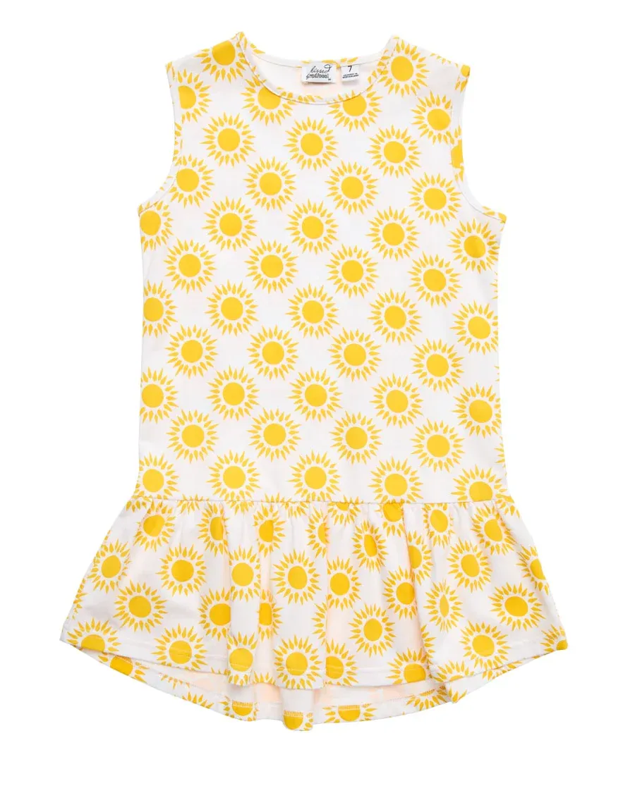 Summer Sleeveless Frill Dress