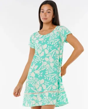 Sun To Sea Shift Dress - Aqua