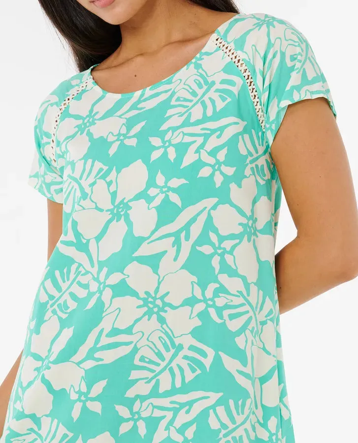 Sun To Sea Shift Dress - Aqua