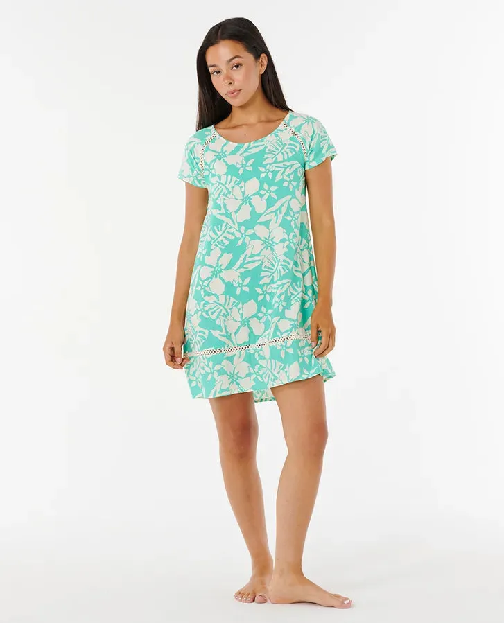 Sun To Sea Shift Dress - Aqua