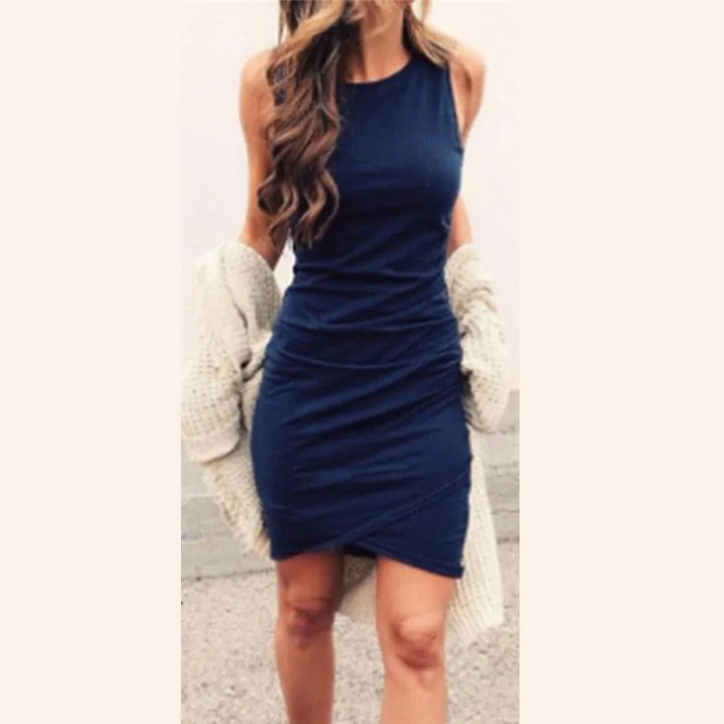 Sundress Sleeveless Mini Bodycon Dress