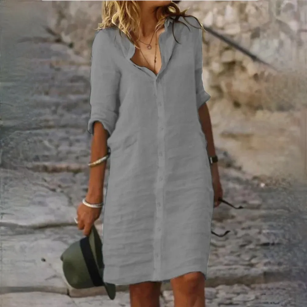 TALIA | LINEN SUMMER DRESS