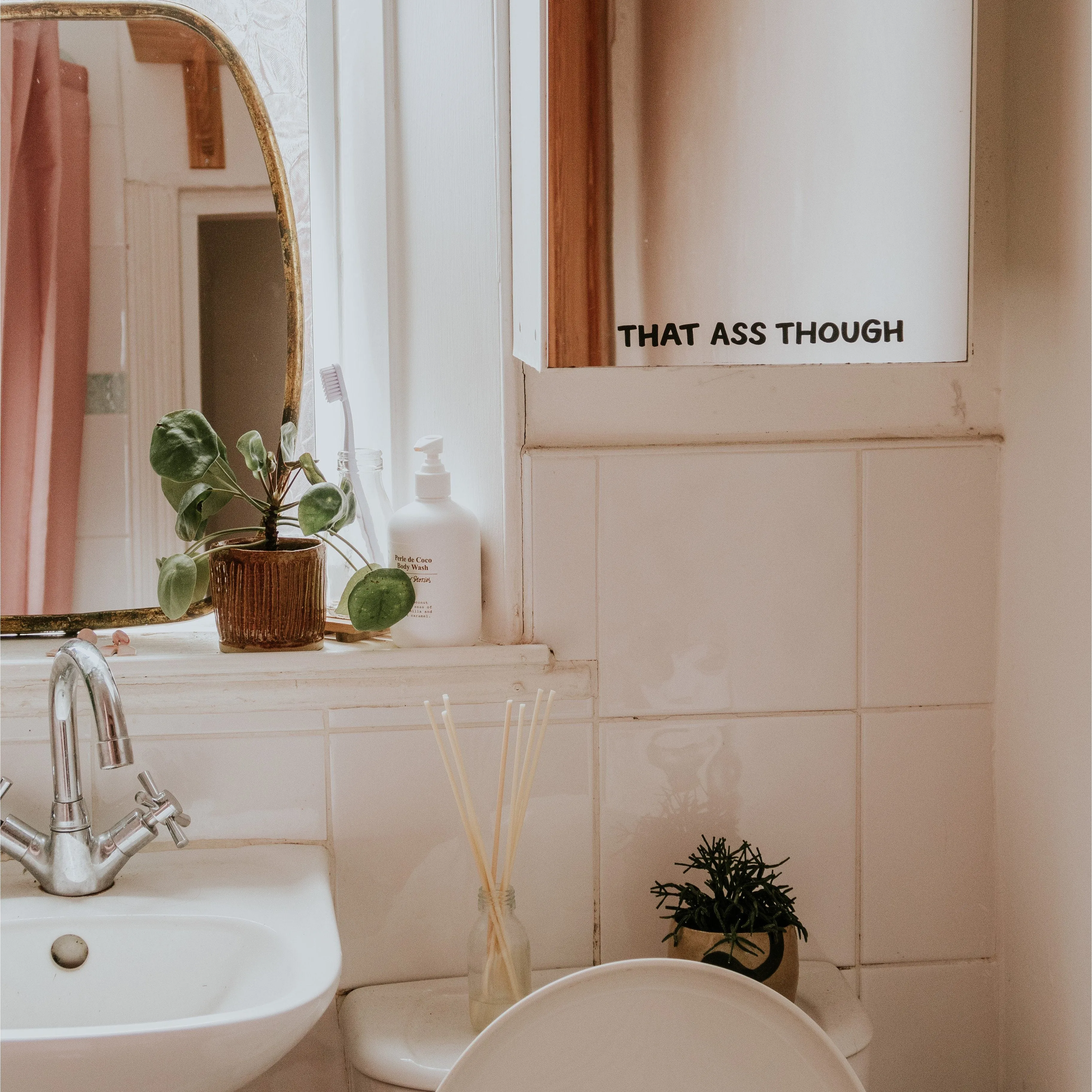 That Ass Tho Mirror Sticker Decal