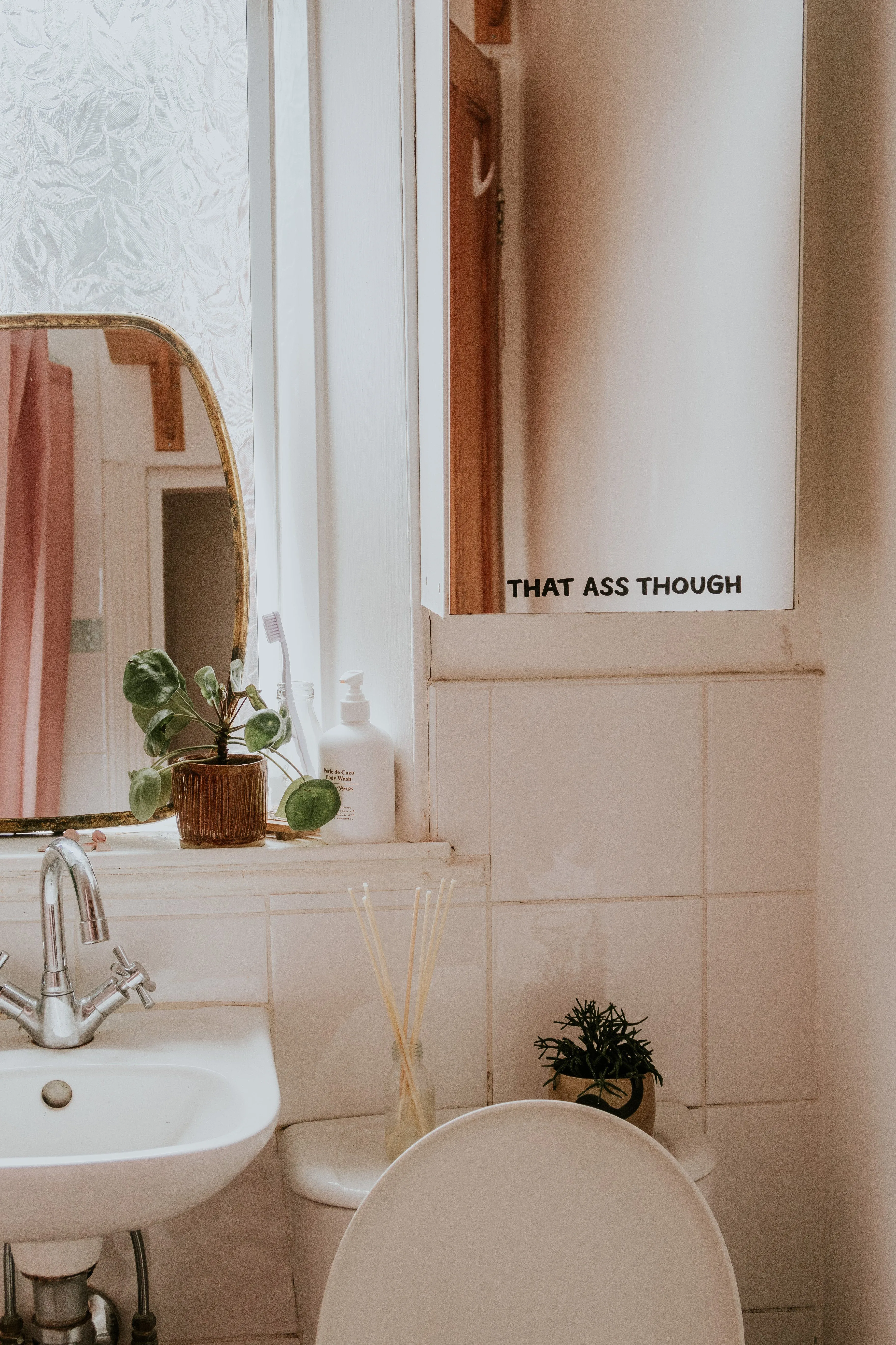 That Ass Tho Mirror Sticker Decal