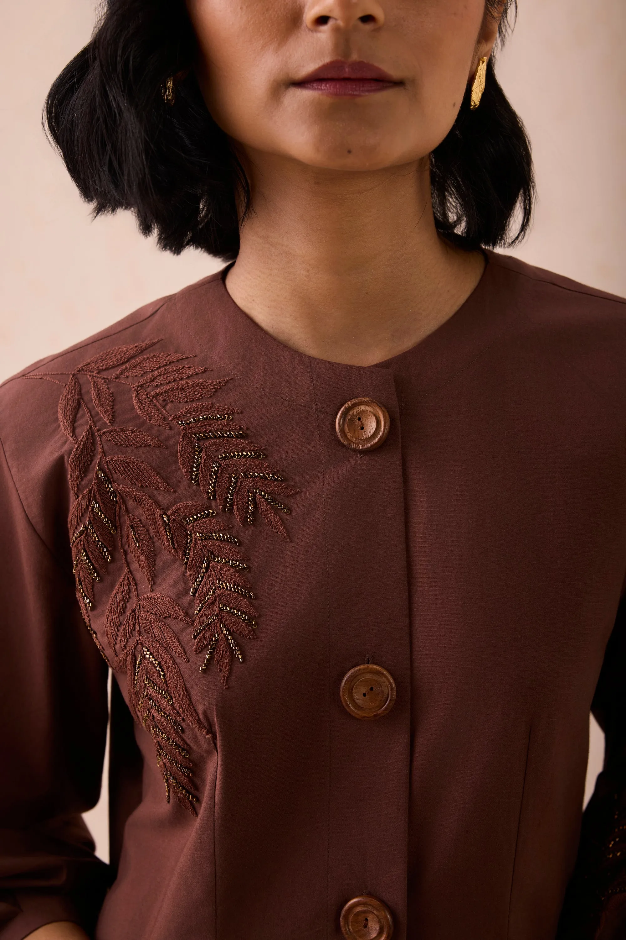 The Cocoa Organic Cotton Short Dress