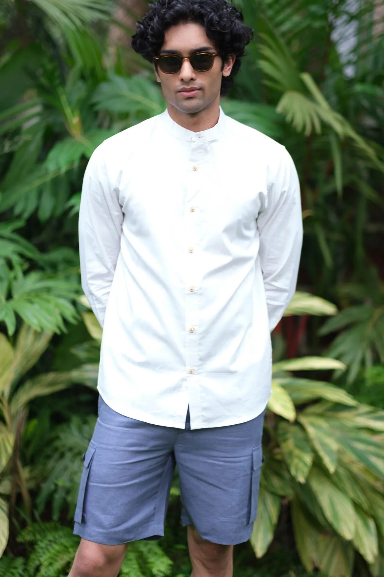 The Linen Cargo Shorts