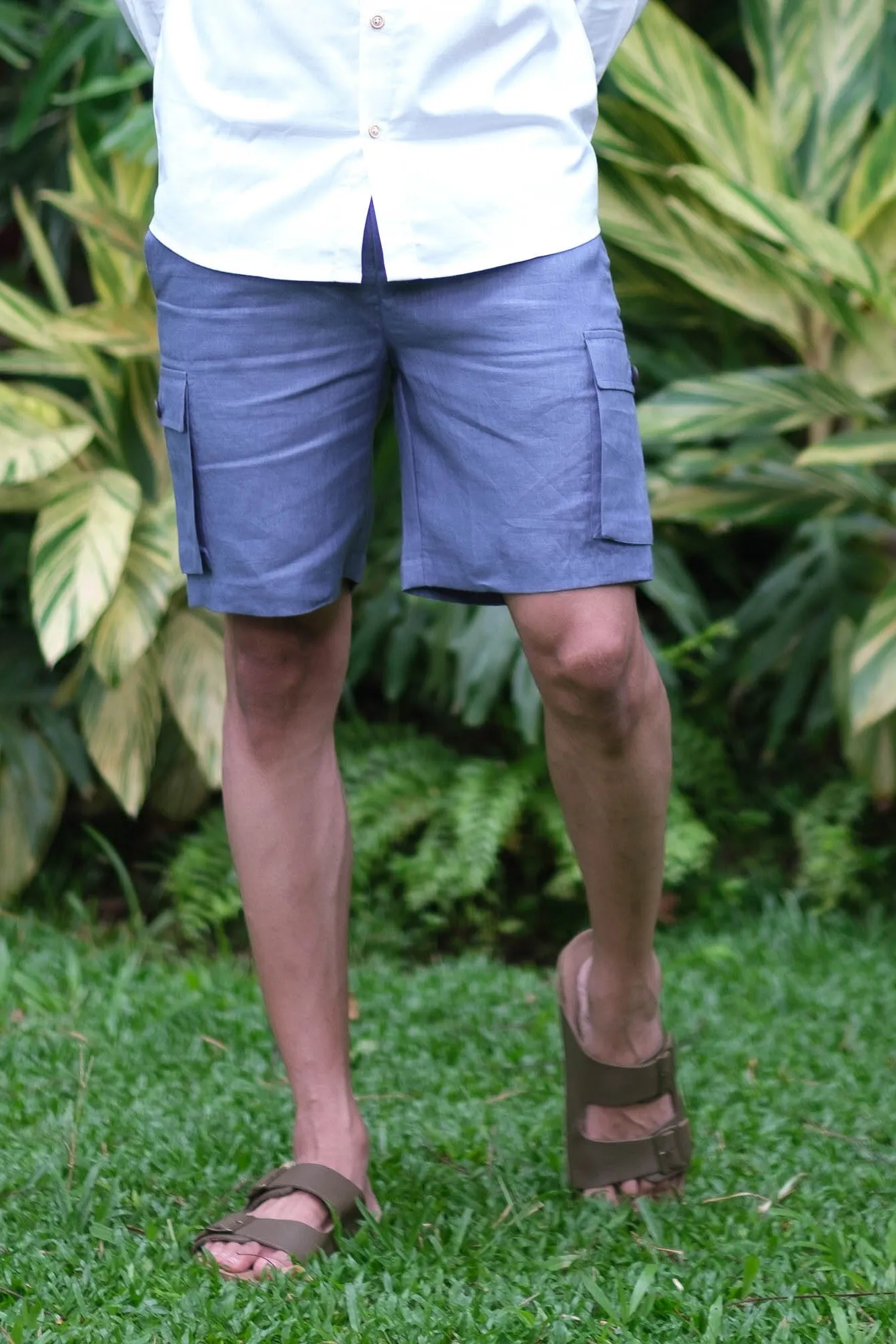 The Linen Cargo Shorts