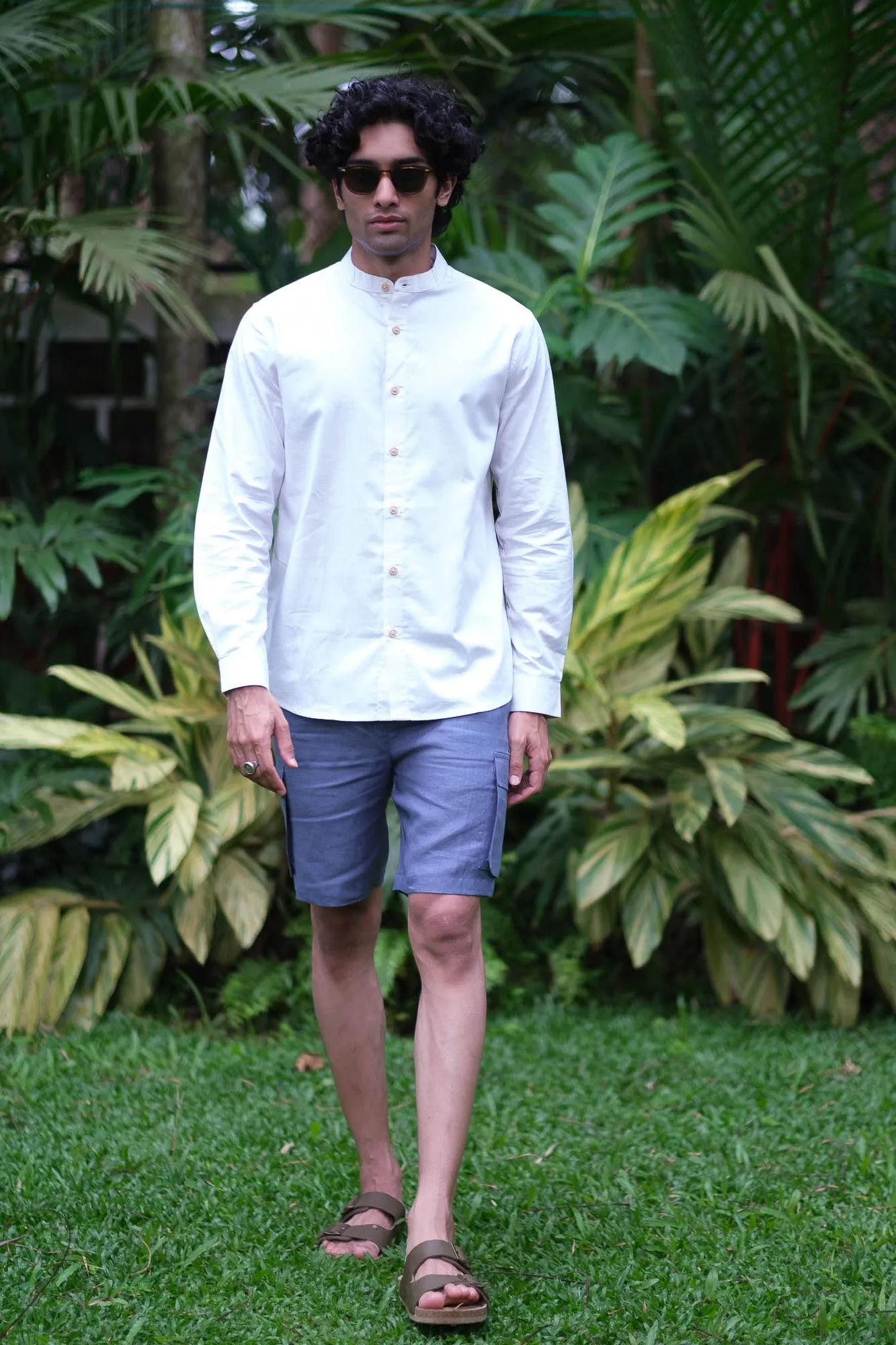 The Linen Cargo Shorts