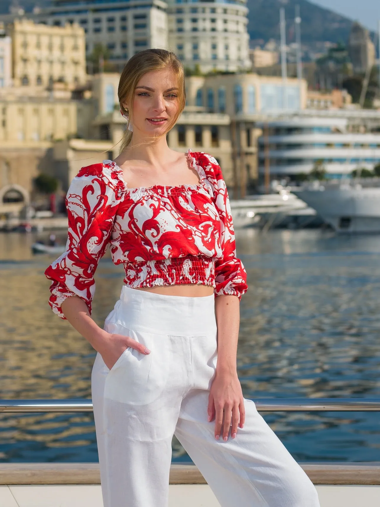 THE PALACE PANTS WHITE