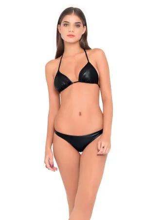 THUNDERBALL - Mesh Outline Triangle Top & Mesh Lined Moderate Bottom • Black