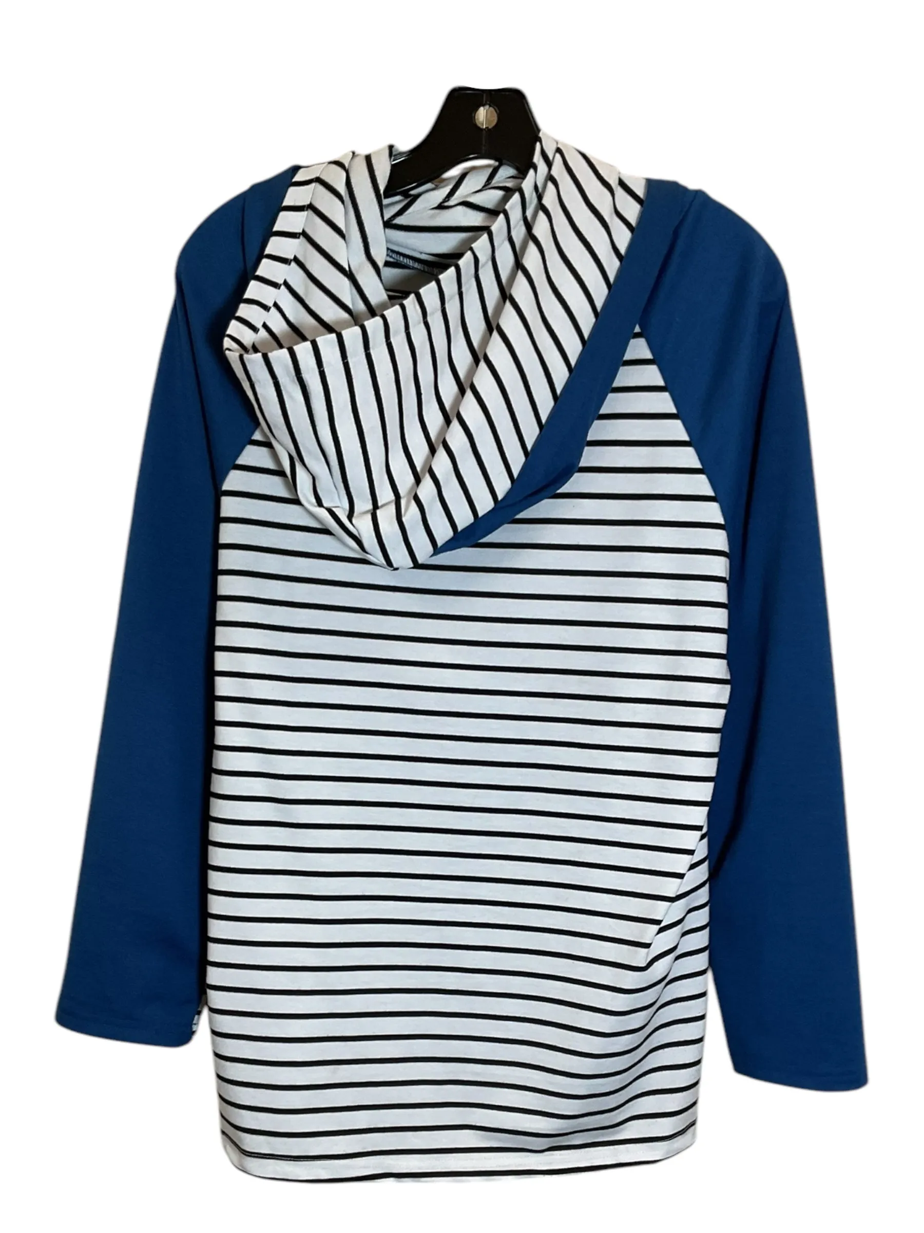 Top Long Sleeve By Clothes Mentor In Striped Pattern, Size: L