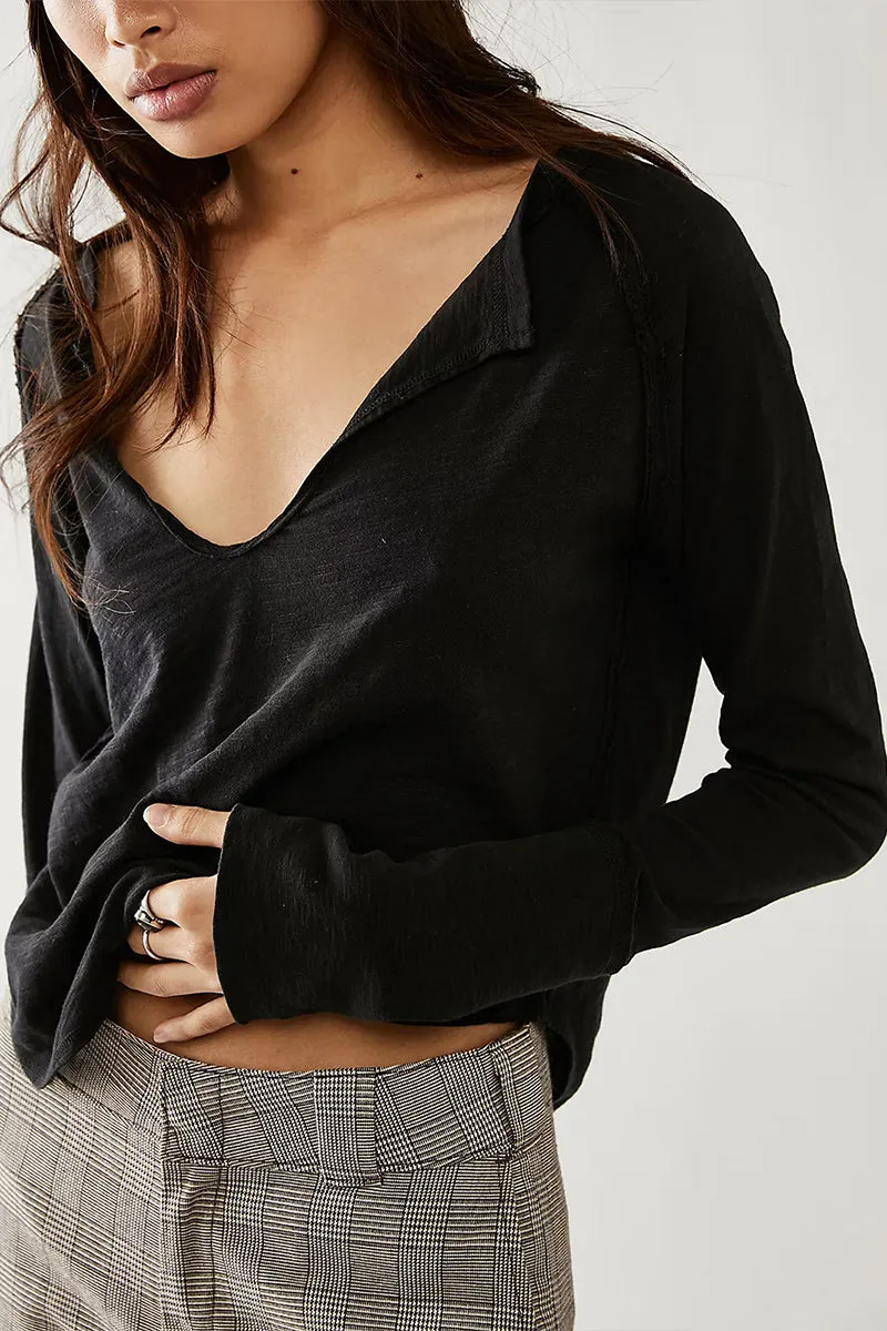 TR3342 V neck Casual Shirt Top Outerwear