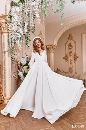 Traditional Sun Dress for First Communion