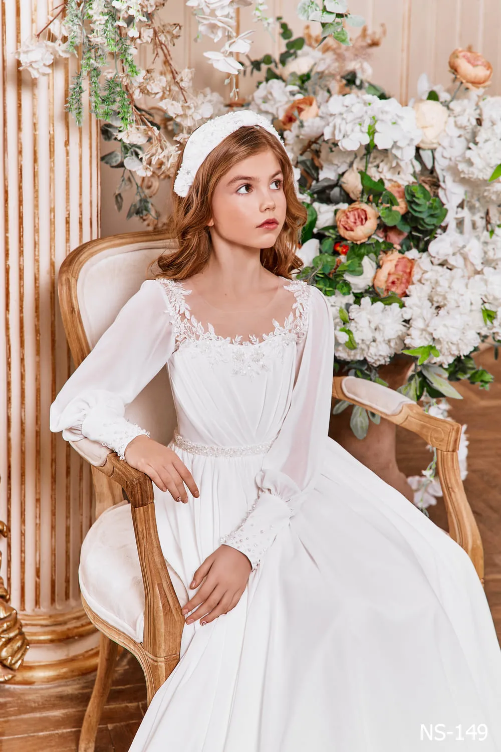 Traditional Sun Dress for First Communion