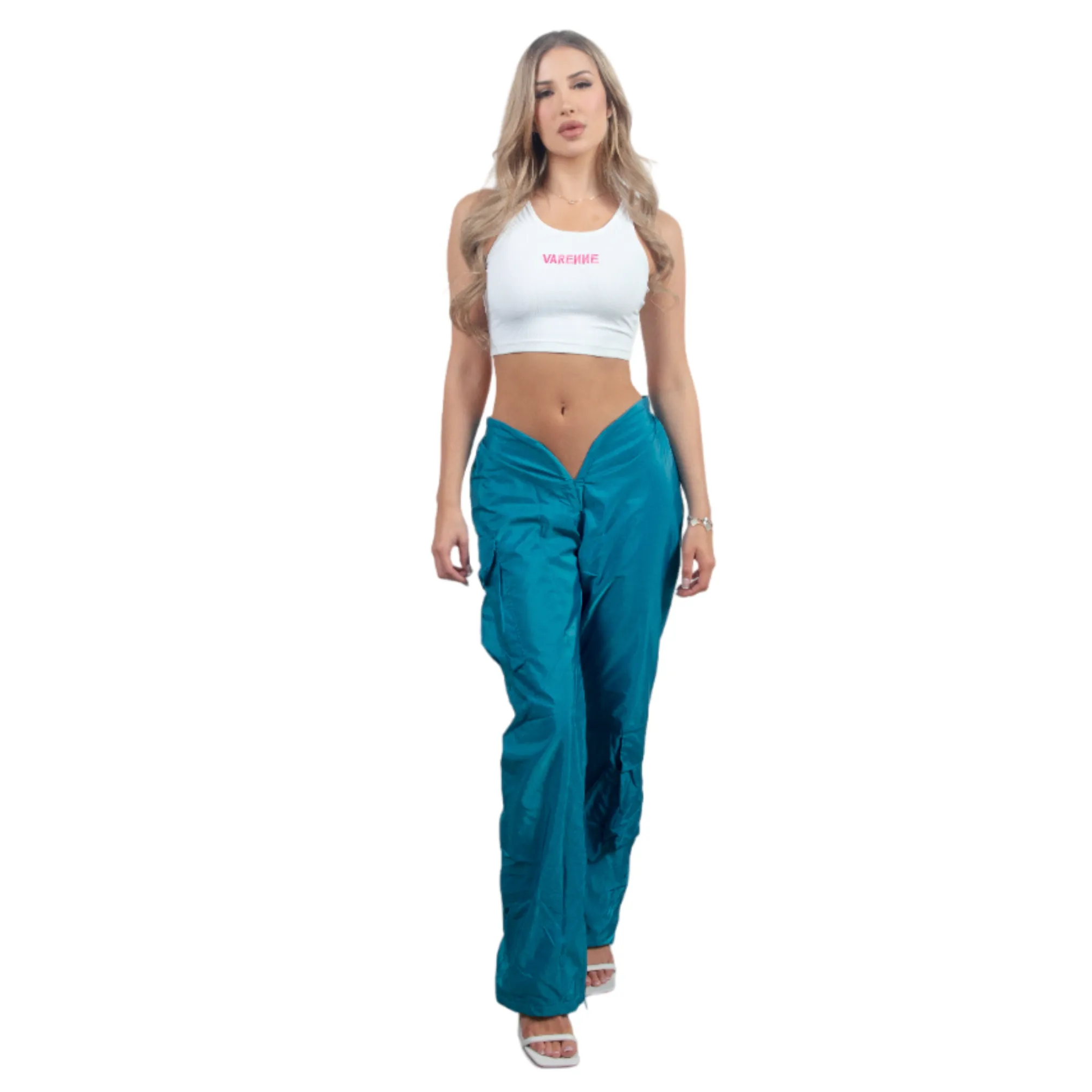 V Cut Cargo Slush Indigo