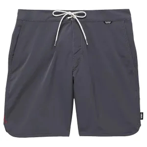Vans Everride Scalloped Solid 18" Boardshorts - Asphalt
